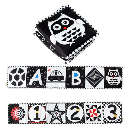 High-Contrast Crib-Side Baby Sensory Book