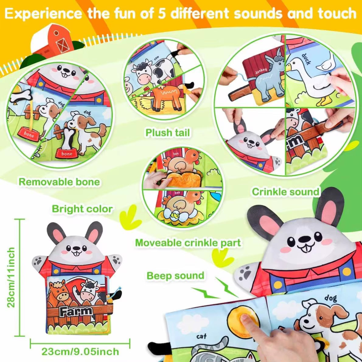 Cloth Book Baby Hand Tear-proof Book