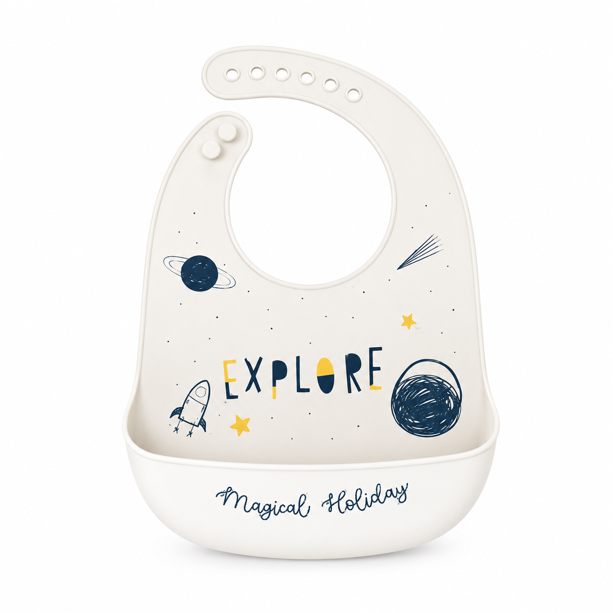 Waterproof silicone baby towel