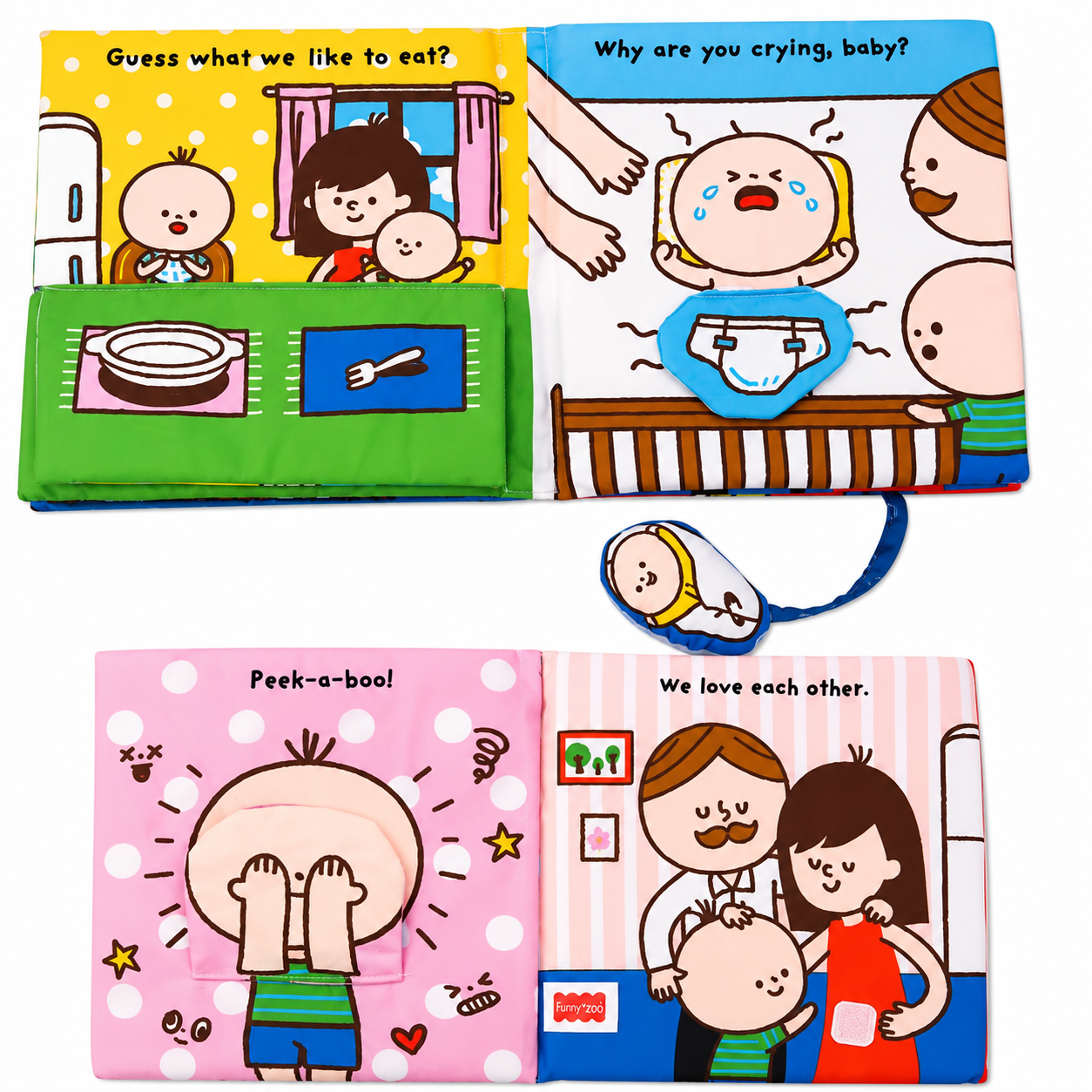 Welcome New Baby Cloth Book