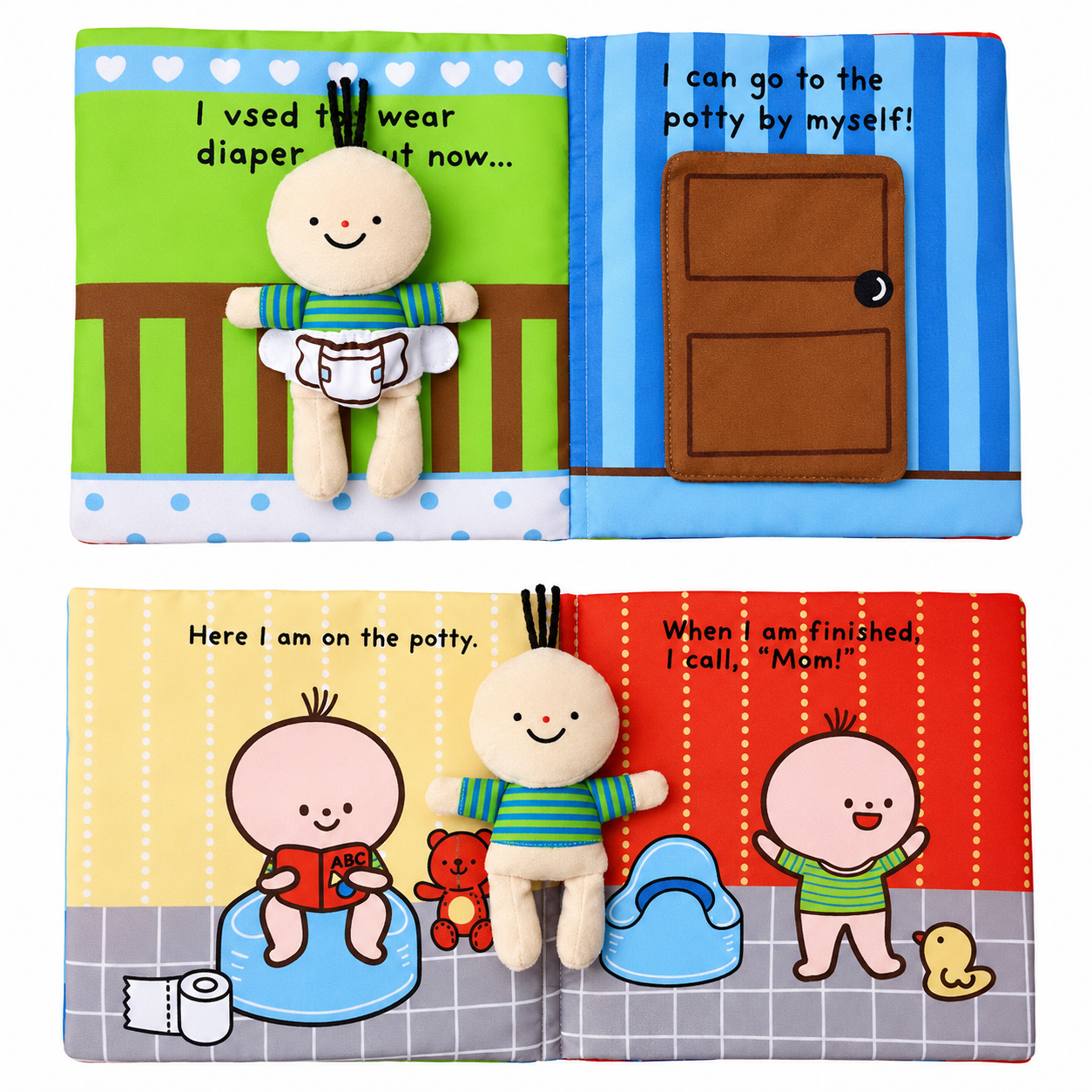 Welcome New Baby Cloth Book