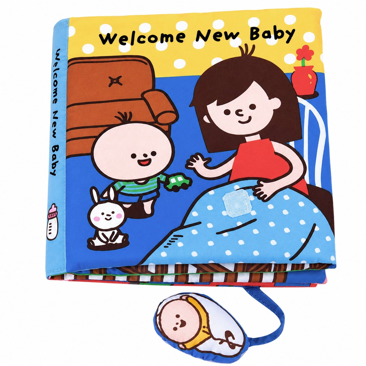 Welcome New Baby Cloth Book