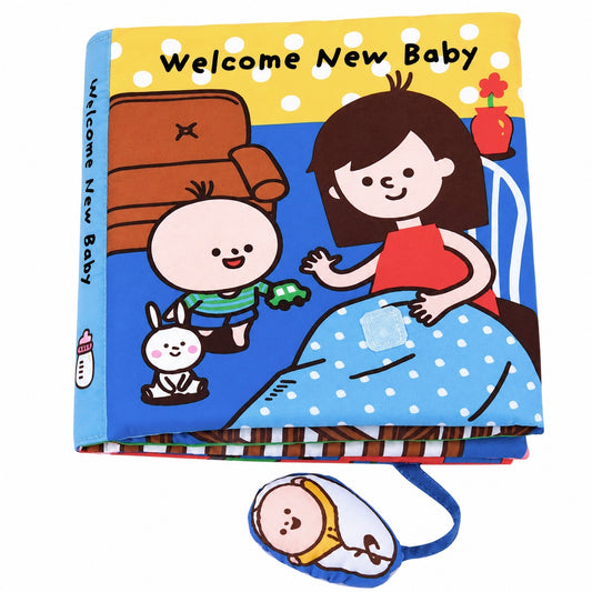 Welcome New Baby Cloth Book
