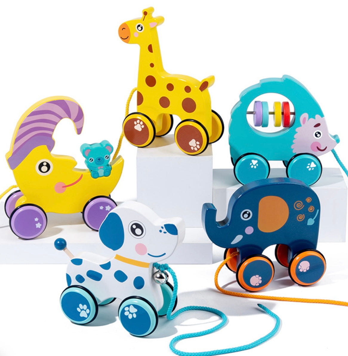 Montessori Wooden Pull-Along Puppy Toy