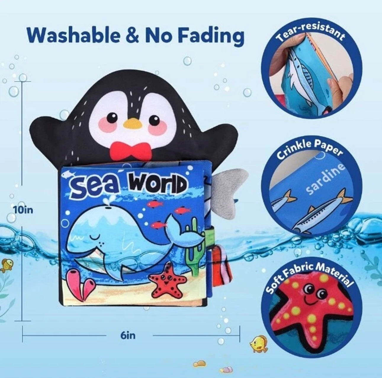 Cloth Book Baby Hand Tear-proof Book
