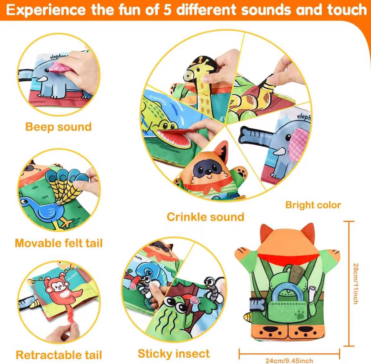 Cloth Book Baby Hand Tear-proof Book