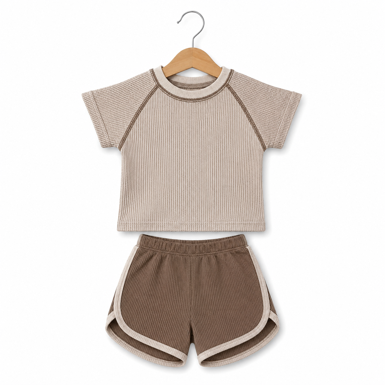 Clothes For Babies Summer Unisex Baby Short Sleeve Outfit Top Shorts