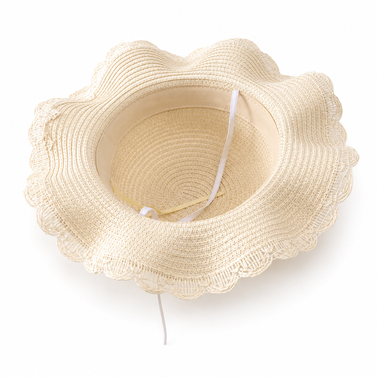 Girl Cherry Straw Hat Bag Set Princess Hat Beach Hat Sun Hat