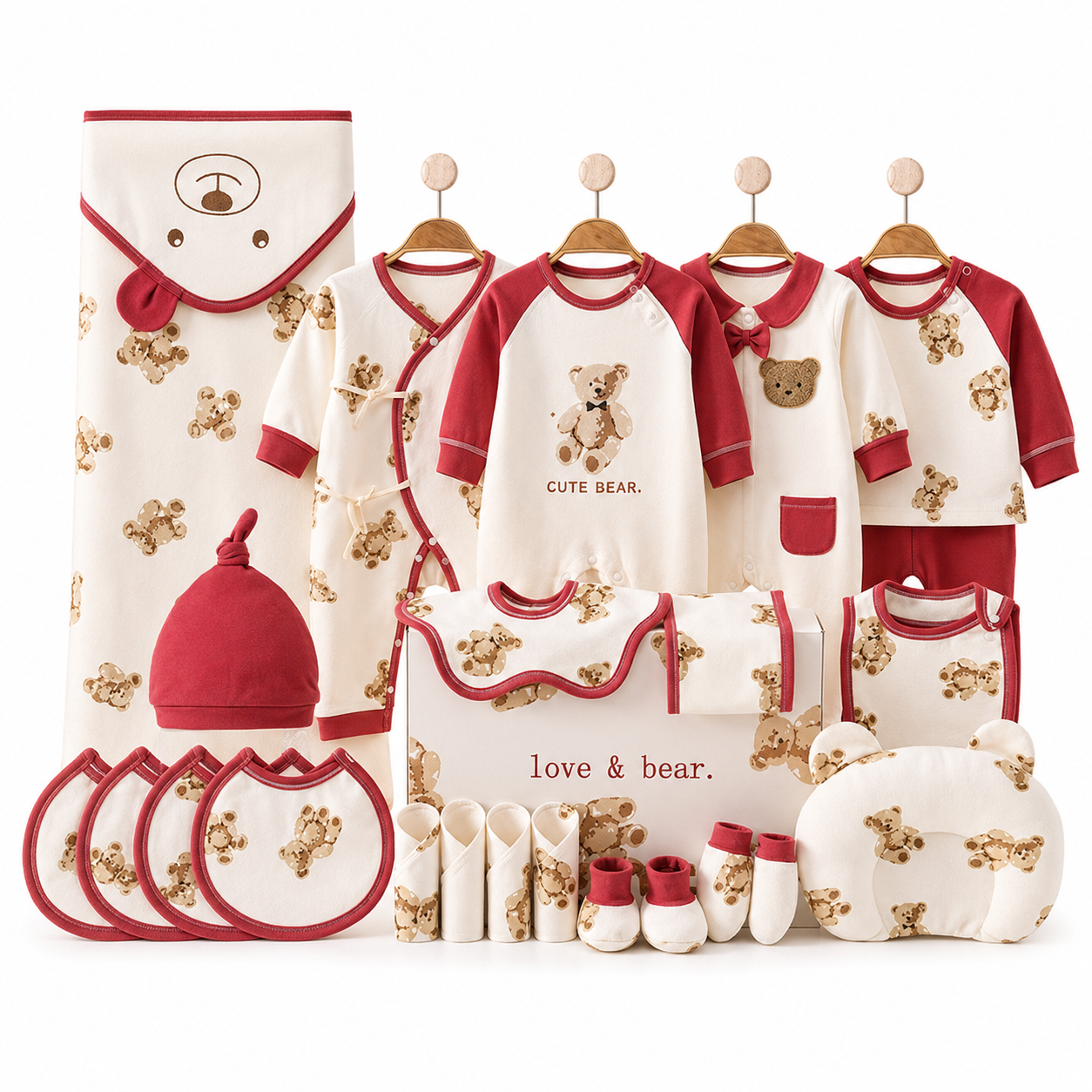 Newborn Gift Box Newborn Baby Meeting Etiquette Clothes Suit