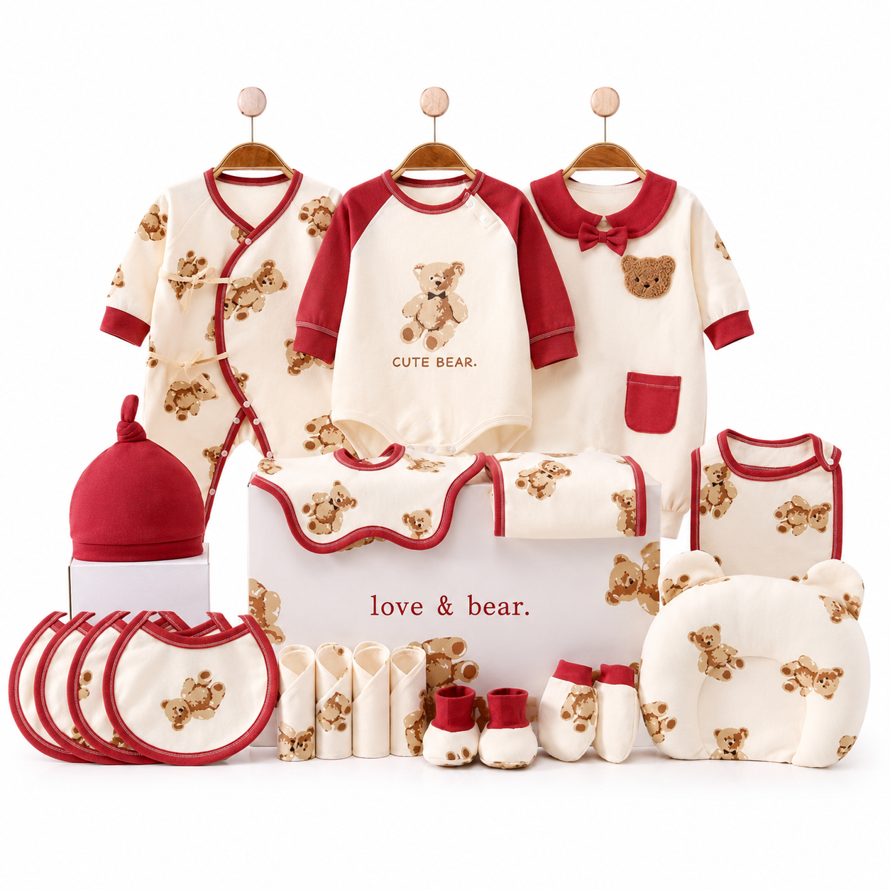 Newborn Gift Box Newborn Baby Meeting Etiquette Clothes Suit