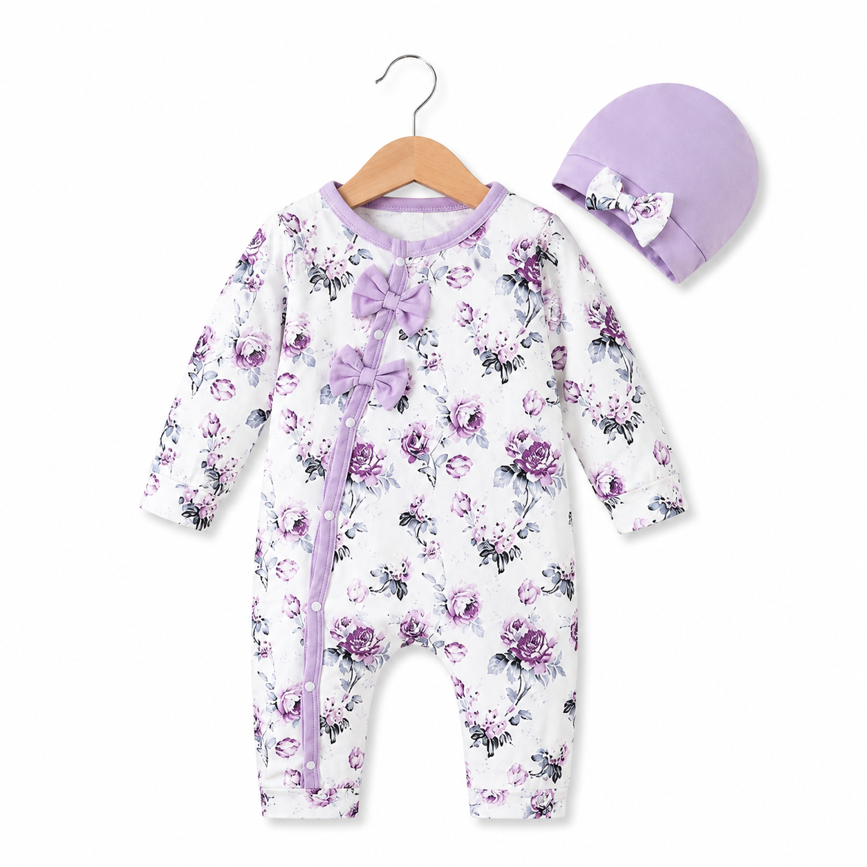 Infant Toddler One-piece Floral Baby Girl Jumpsuit