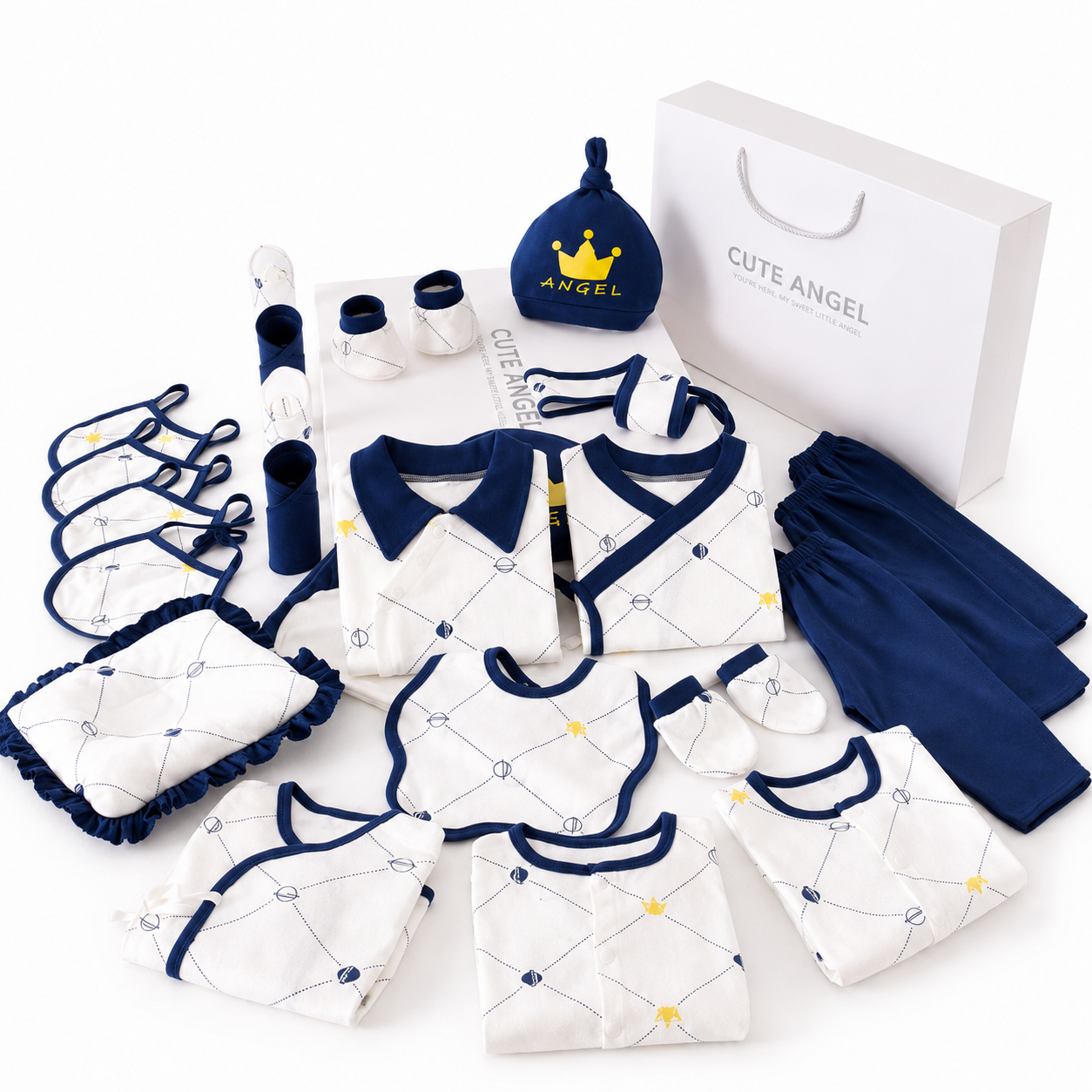 Babies Pure Cotton Newborn Gift Box Suit