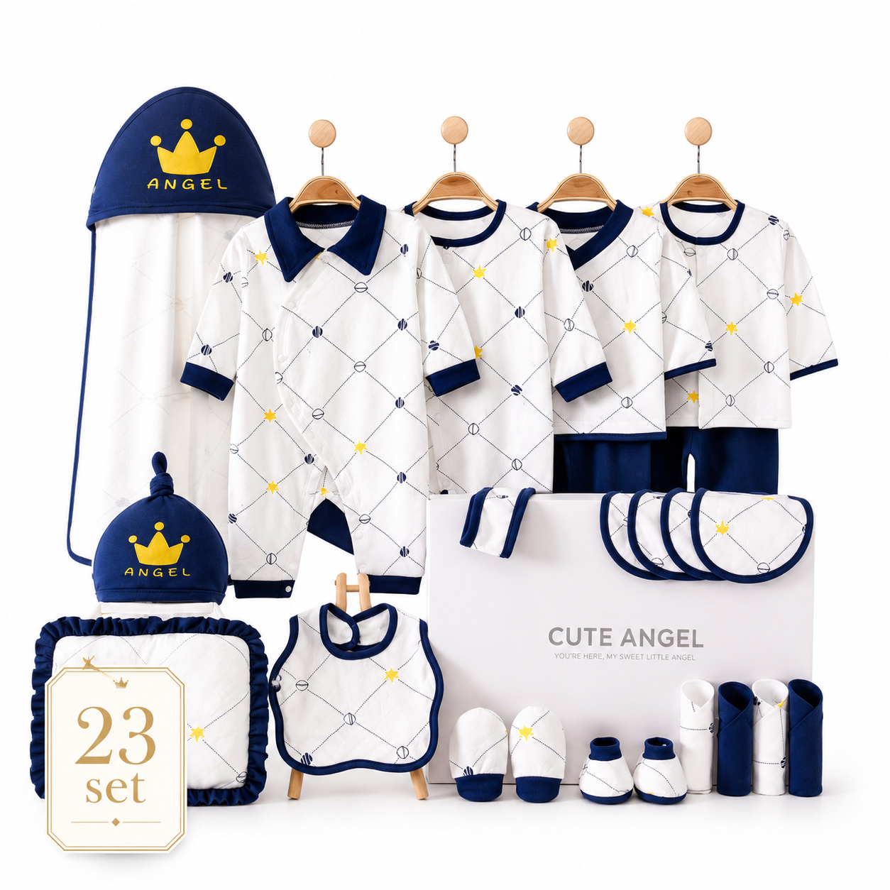 Babies Pure Cotton Newborn Gift Box Suit