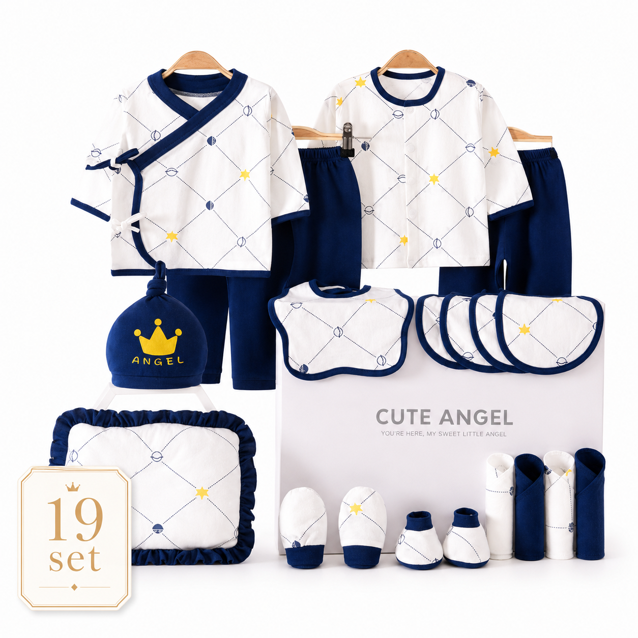 Babies Pure Cotton Newborn Gift Box Suit