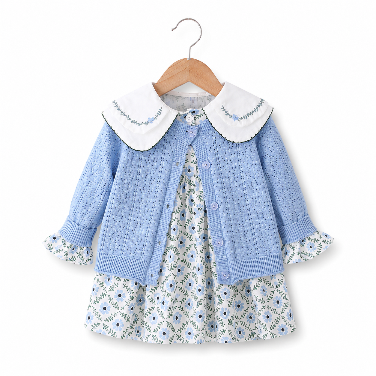 Girls Trendy Outfit Dress Floral
