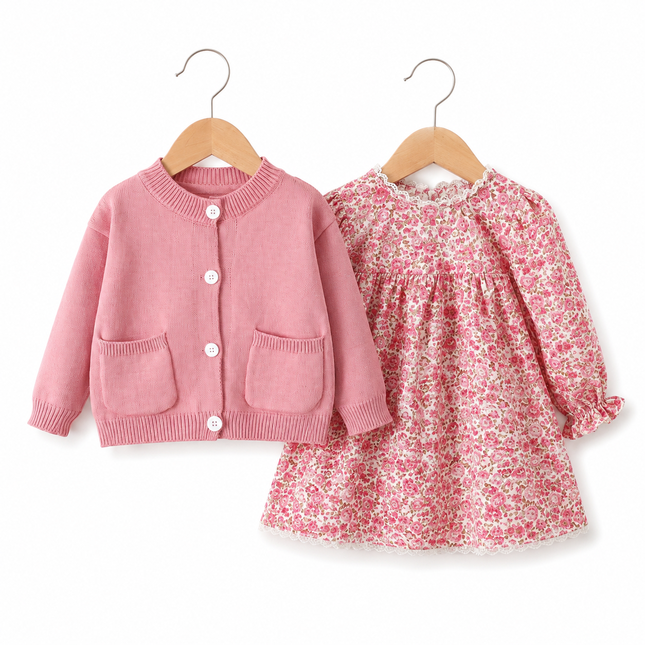 Girls Trendy Outfit Dress Floral