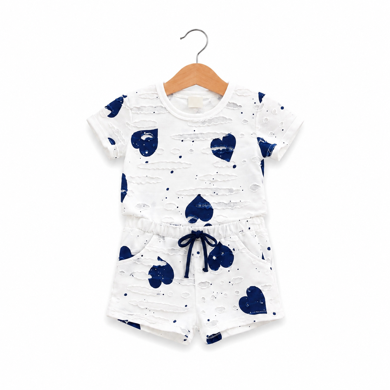 Ripped care Short sleeve T-shirt set