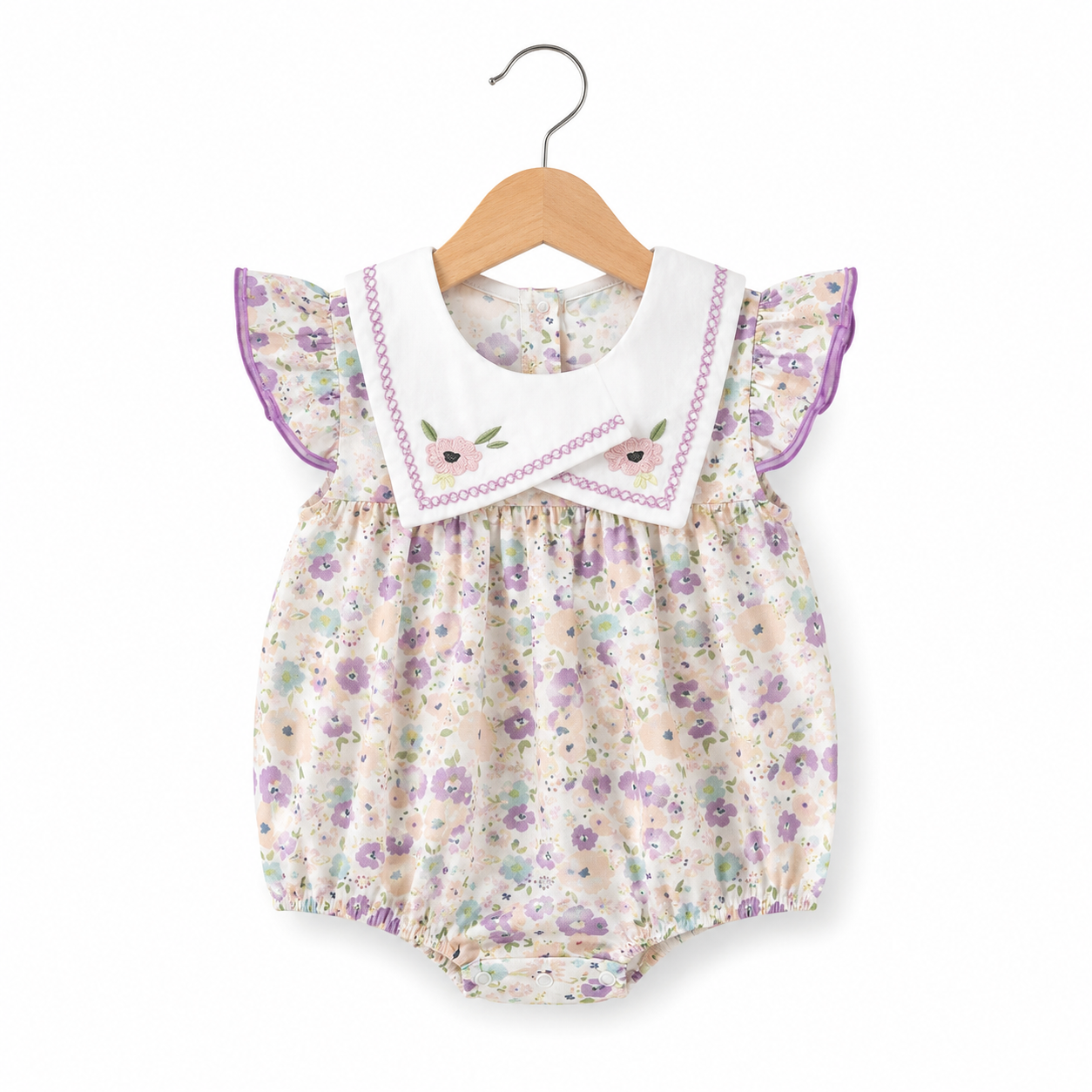 Meadow Floral Baby Romper