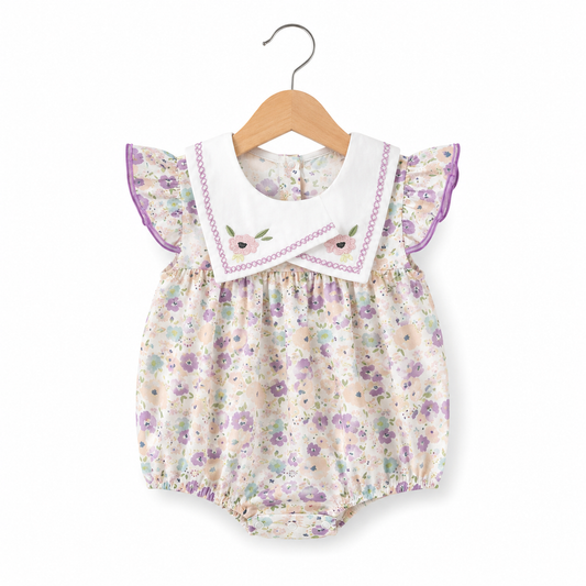 Meadow Floral Baby Romper