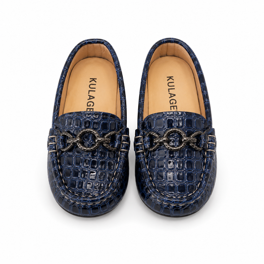Leather Retro Children's Slip-on Loafers Shoes