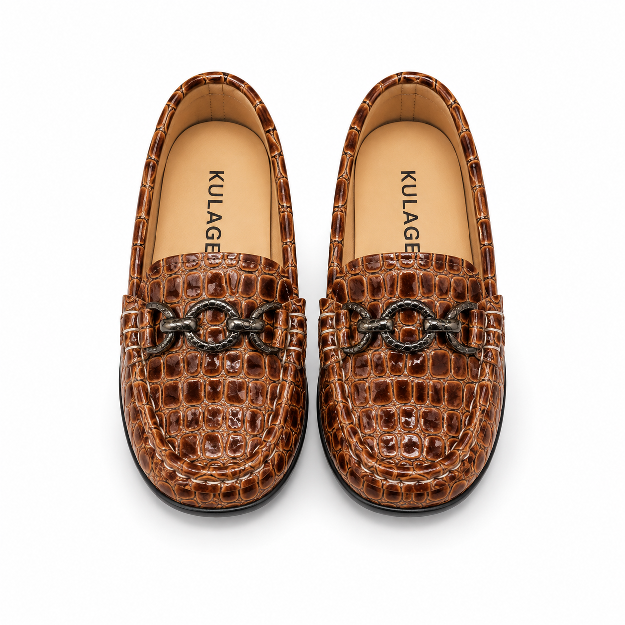 Leather Retro Children's Slip-on Loafers Shoes