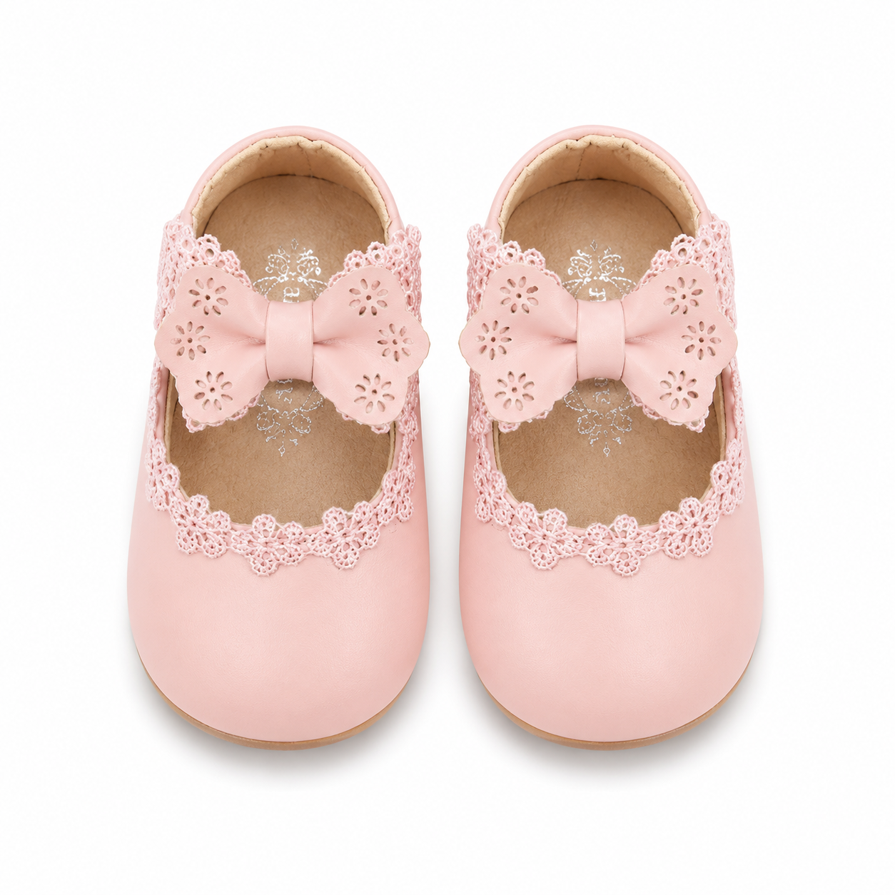 Cute baby girls Bow Shoes soft bottom
