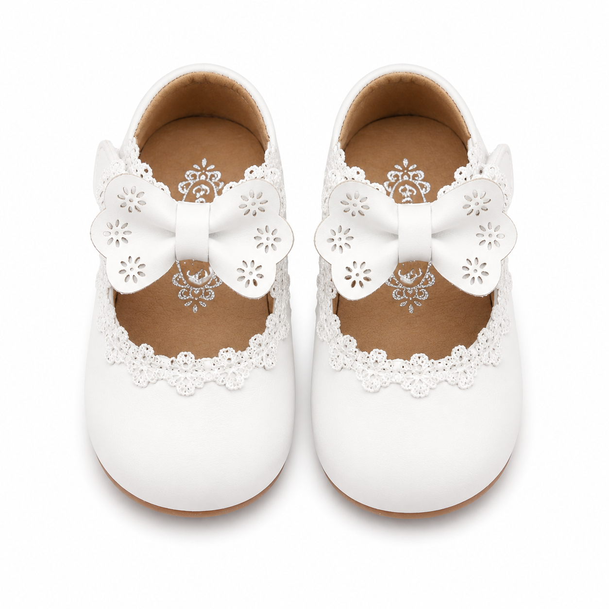 Cute baby girls Bow Shoes soft bottom
