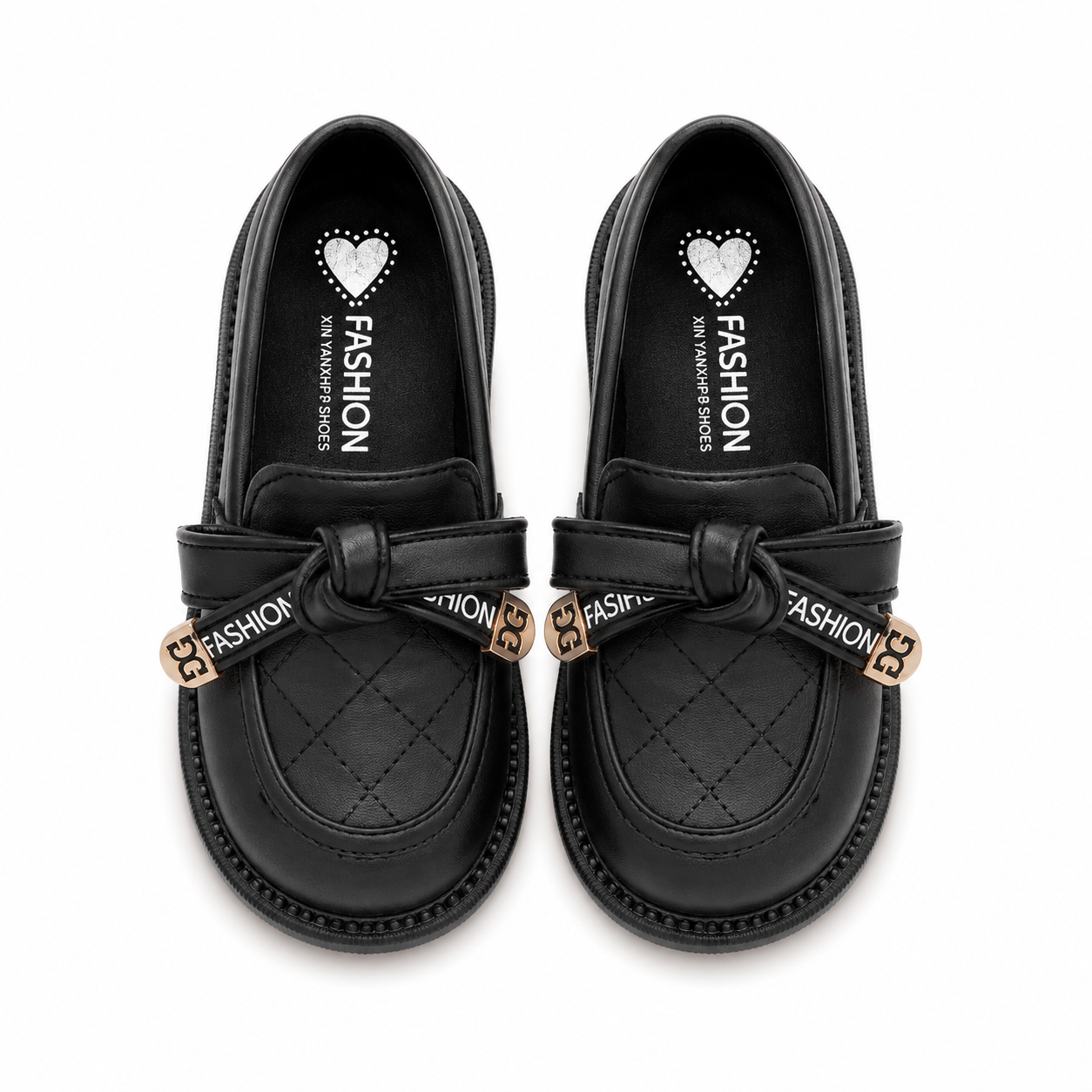 British Casual All-match Leather Shoes Little Girl College Retro
