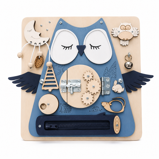 Montessori Wooden Busy Board