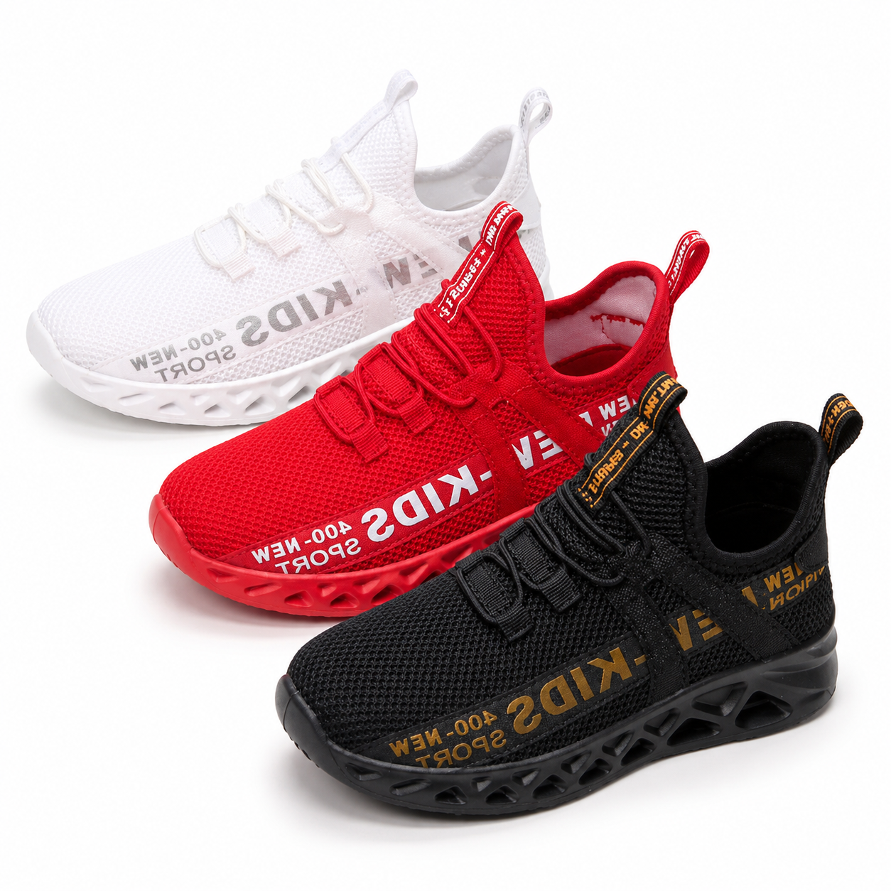 Lightweight Mesh Kids Sneakers | Breathable Non-Slip Running Shoes for Boys & Girls