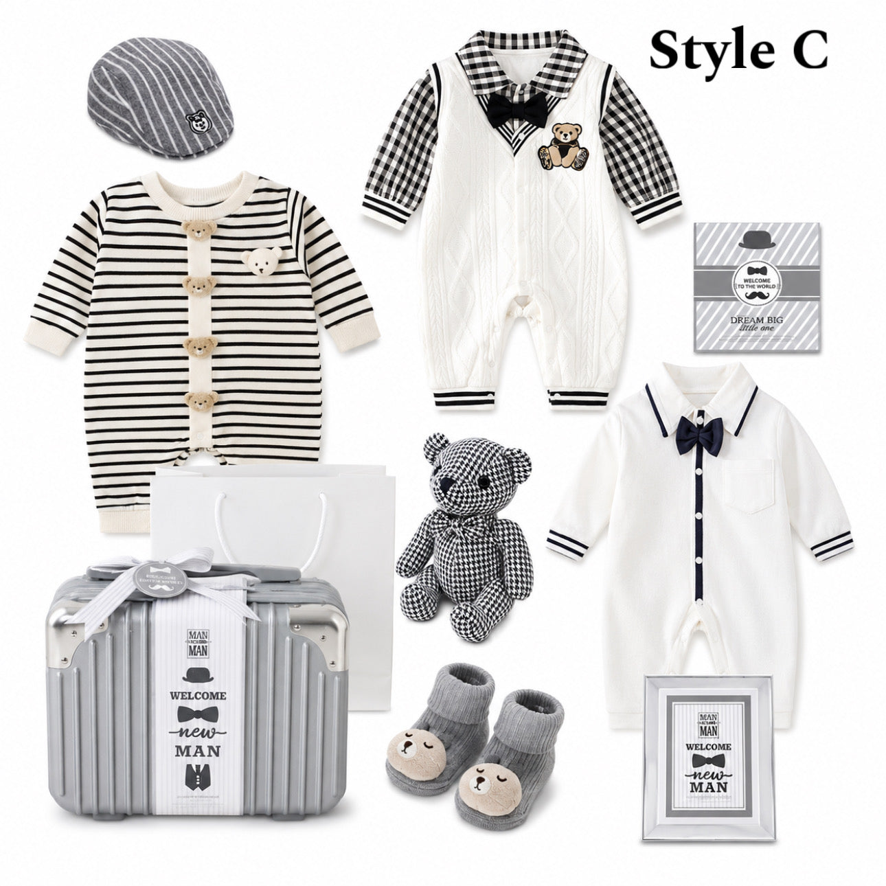 Luxury Baby Gift Box Set – Newborn Essentials & Keepsake Suitcase
