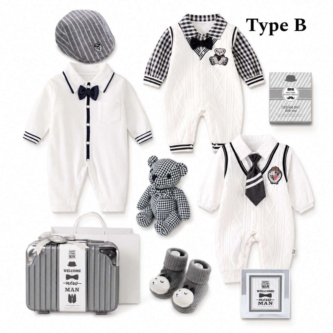 Luxury Baby Gift Box Set – Newborn Essentials & Keepsake Suitcase
