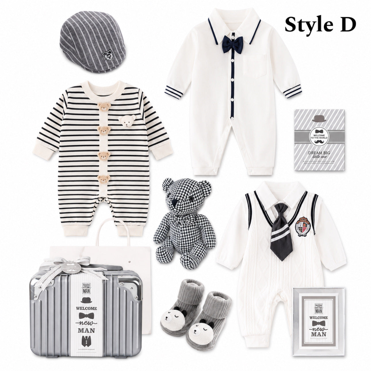 Luxury Baby Gift Box Set – Newborn Essentials & Keepsake Suitcase