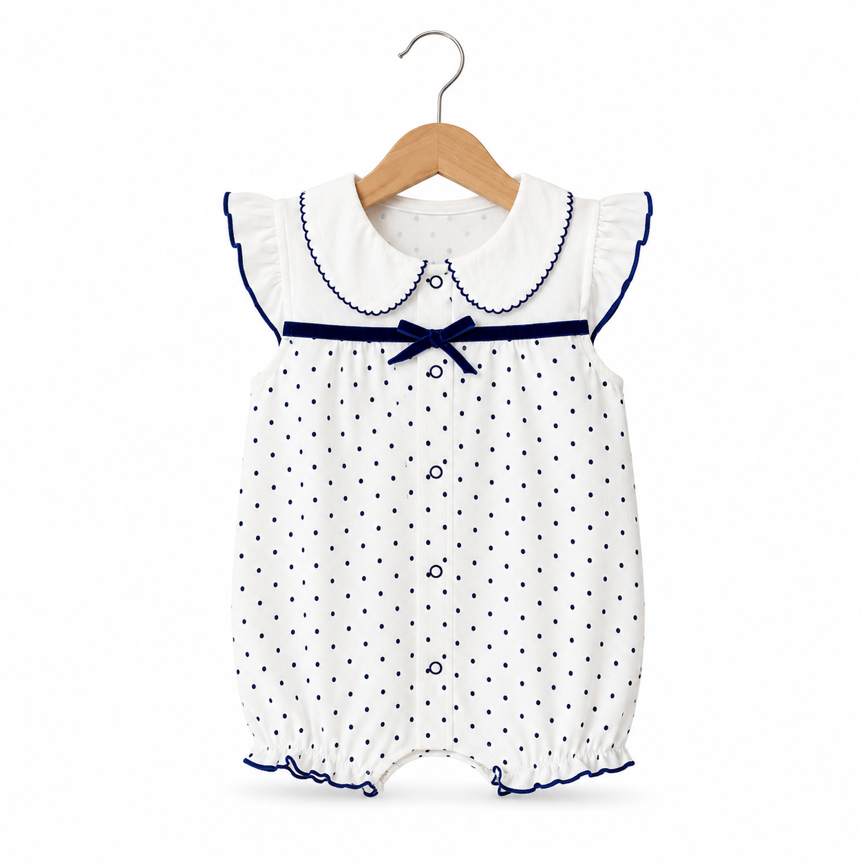 Cotton Baby Romper – Summer Sleeveless One-Piece