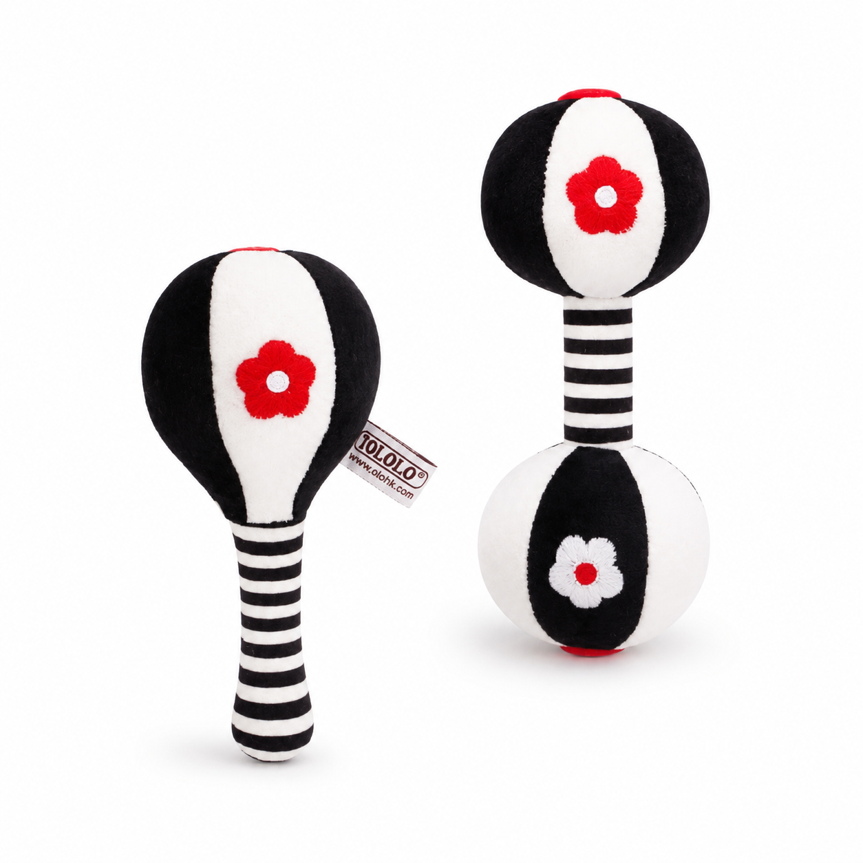 High Contrast Baby Rattle Set