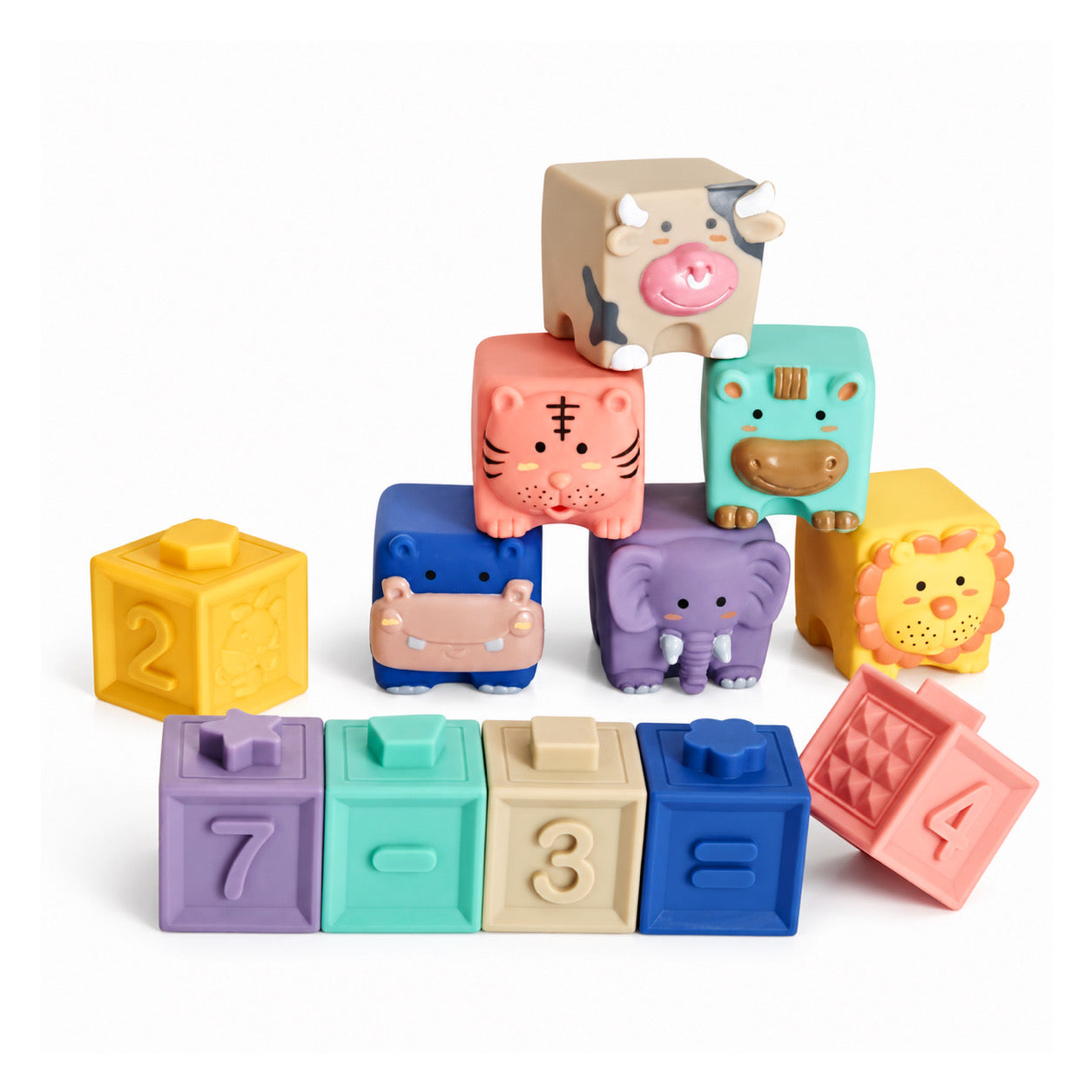 Montessori Soft Sensory Building Blocks