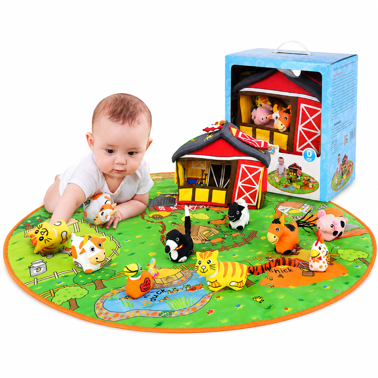Montessori Animal Adventure Play Mat Set