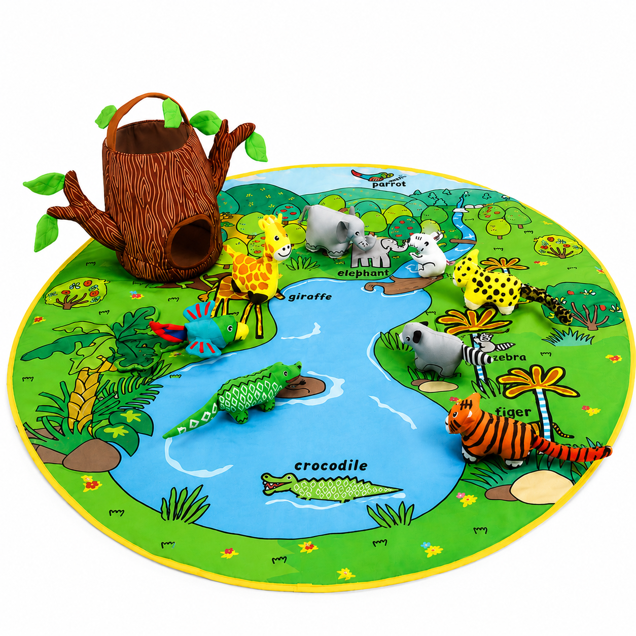 Montessori Animal Adventure Play Mat Set