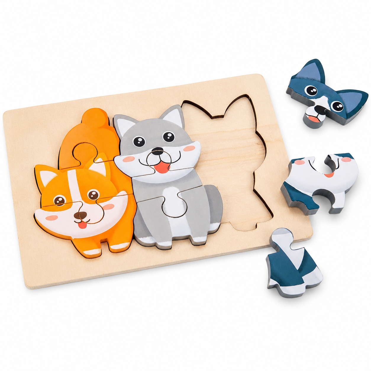 Montessori Parent & Baby Animal Puzzle