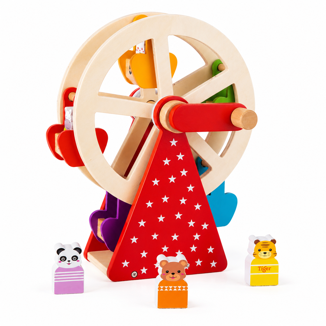 Montessori Wooden Ferris Wheel Activity Toy