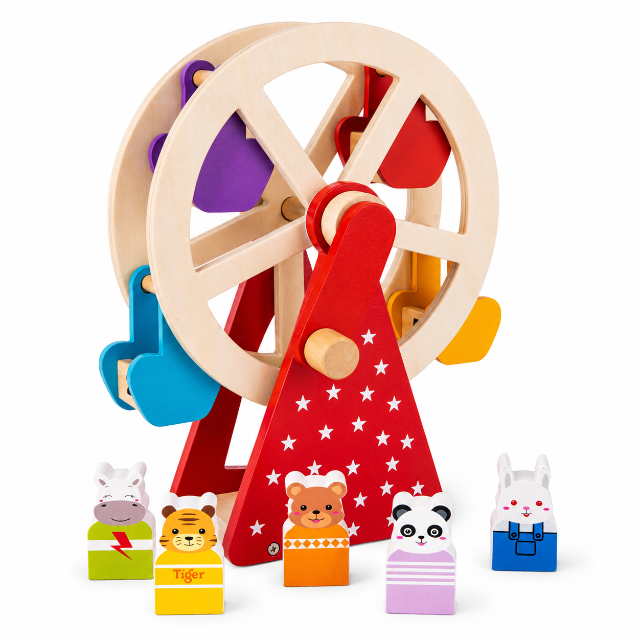 Montessori Wooden Ferris Wheel Activity Toy
